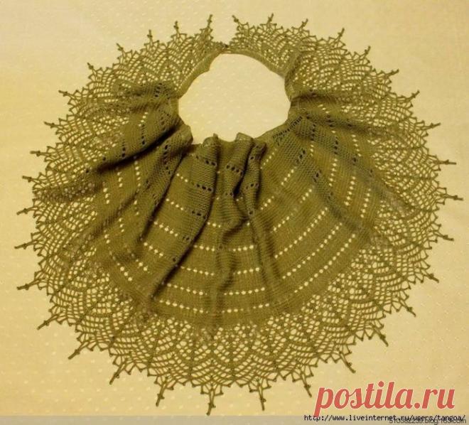 Шаль"Оливковая роща"