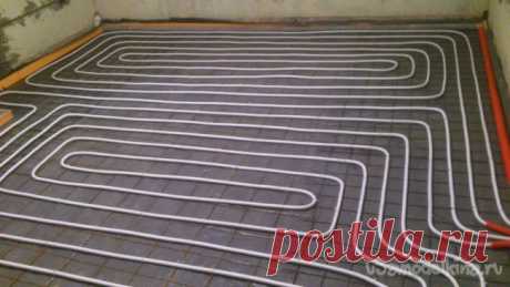 Монтаж водяного тёплого пола своими руками
