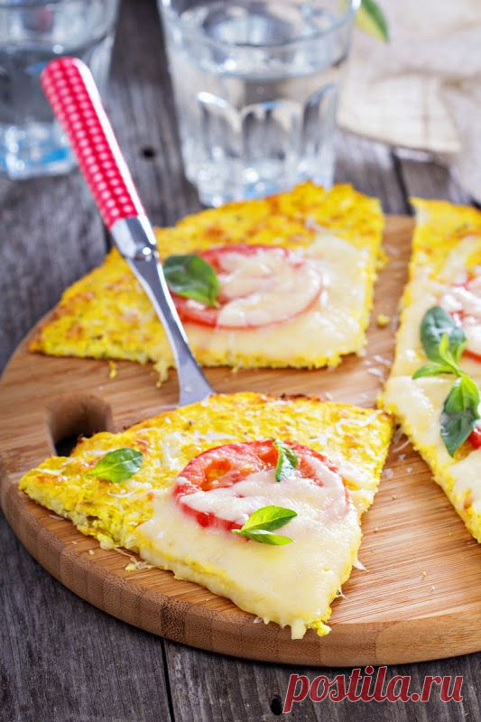 Пицца на основе из цветной капусты | Четыре вкуса