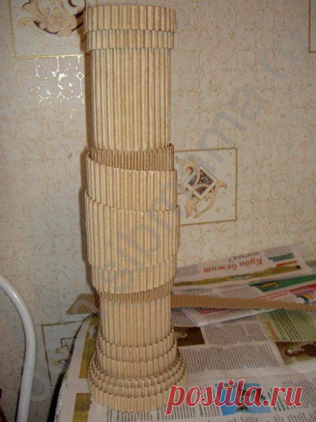 Мастер-класс по изготовлению вазы из обычного картона