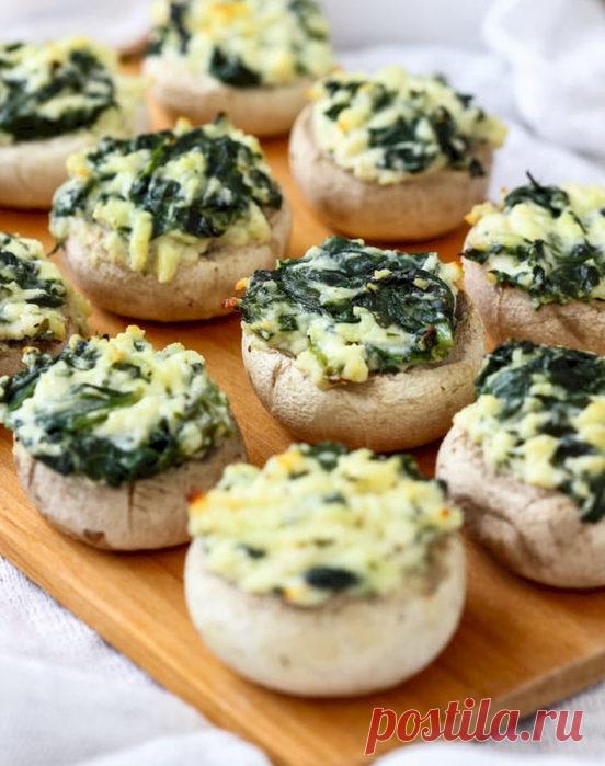 Фаршированные шампиньоны