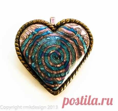 (93) Crazy heart mica shift variations | Polymer Clay