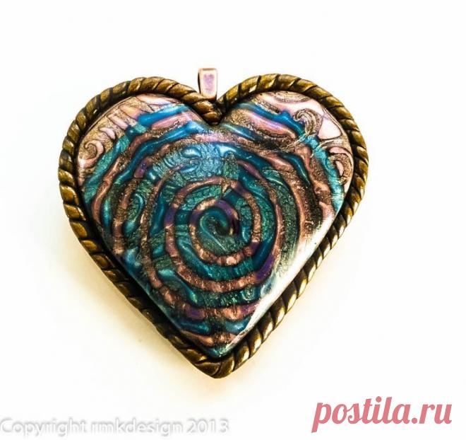 (93) Crazy heart mica shift variations | Polymer Clay