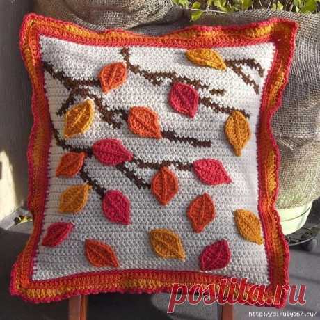 ВЯЗАНЫЕ ПОДУШКИ. ИДЕИ ДЛЯ ВЯЗАНИЯ. Крючок | Интересные идеи для вдохновения