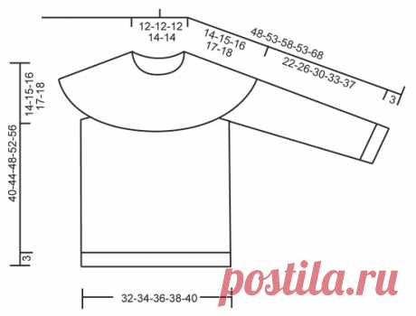 Схема вязания   Детский свитер: Starshine DROPS Children 22-44 Starshine