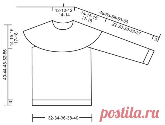 Схема вязания   Детский свитер: Starshine DROPS Children 22-44 Starshine