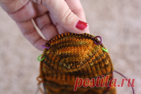 Turtlegirl's Bloggy Thing » Blog Archive » Tutorial: Double Gusset Heel