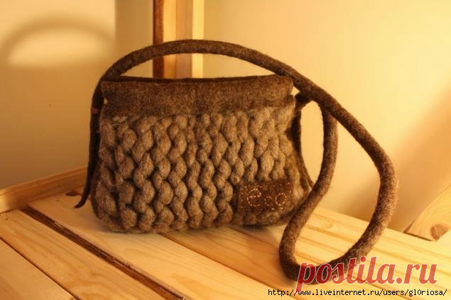 Новые техники вязания. Объёмное вязание на огромных спицах