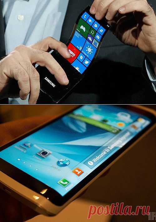 Изобретения: Samsung изобрел OLED гибкие дисплеи | Mvideoinfo