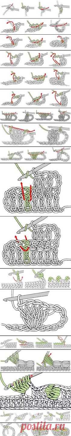 11 Awesome Crochet Stitches - Broomstick Lace, Crocodile…