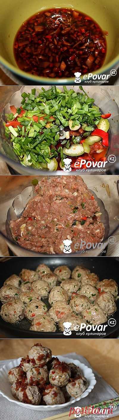 Фрикадельки по-азиатски — Рецепт приготовления с фото — Горячие блюда, Блюда из фарша