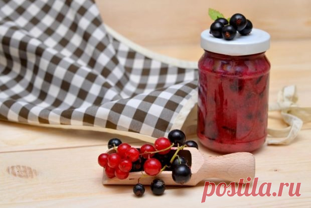 Желе из красной и черной смородины — Сад Заготовка