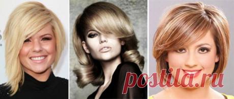 Челка для круглого лица + фото