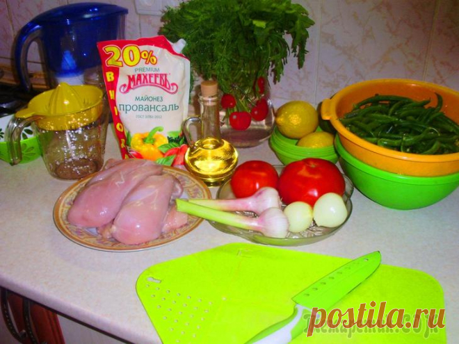 Котлеты по- сицилийски со стручковой фасолью! Вкусно. Сытно. Необычно!Попробуйте!.