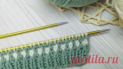 Так ПРОСТО! Вы обалдеете, когда увидите этот необычный узор СПИЦАМИ | Марина Курцова | Дзен