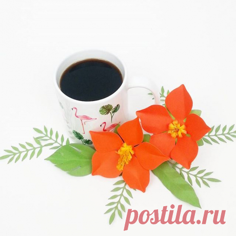 🍃🌺🍃Everything in this photo makes me happy: Coffee, Flamingos and Tropical Flowers! - super cute coffee mug by @rongrong_devoe_illustration
.
.
.
.
.
. #customfloralartistry #handmadepaperflowers #paperflower #paperflowershop #paperflowers #paperandpeony #floralarrangement #vignette #foreverinbloom #flowersoninstagram #flowersofinstagram #instaflowers #instabloom #theeverygirl #societygal #canadiandesigner #madeincanada #atlanticcanada #outdoyourself #happyvibes #flamin...