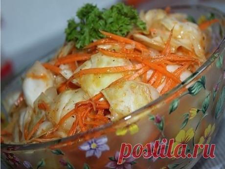 Рецепт маринованной капусты по-корейски

Нам потребуется: 

капуста — одна головка, 

морковь — 1 штука, 

растительное масло — 100 гр, 

уксус 9% — 2 столовые ложки, 

соль — 1 чайная ложка, 

сахар — 2 чайная ложки, 

кориандр — 1 чайная ложка, 

красный перец (острый) — ½ чайной ложки, 

душистый перец — ½ чайной ложки, 

тмин — ½ чайной ложки, 

чеснок — 3 зубка. 

Как приготовить : 

Капусту обчищаем от верхних листьев, моем, и измельчаем на крупные куски и складываем...