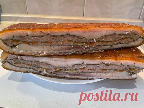 Тонкое сало - бомба закуска!