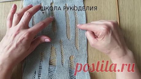 ФУТБОЛКА ЖЕНСКАЯ СПИЦАМИ.