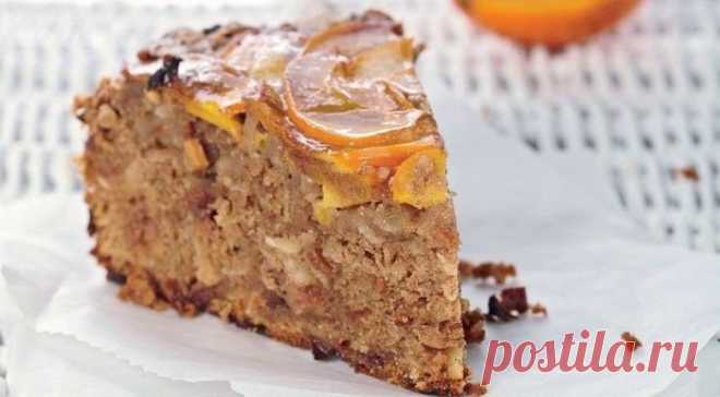 Торт с хурмой и коньяком