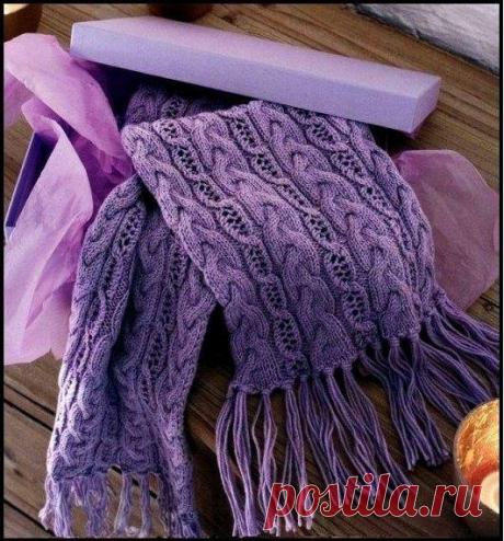 Узоры спицами.