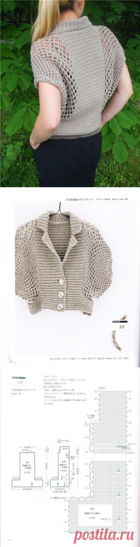 Blouse crochet, fashion sweater knitted crochet scheme | Все о рукоделии: схемы, мастер классы, идеи на сайте labhousehold.com