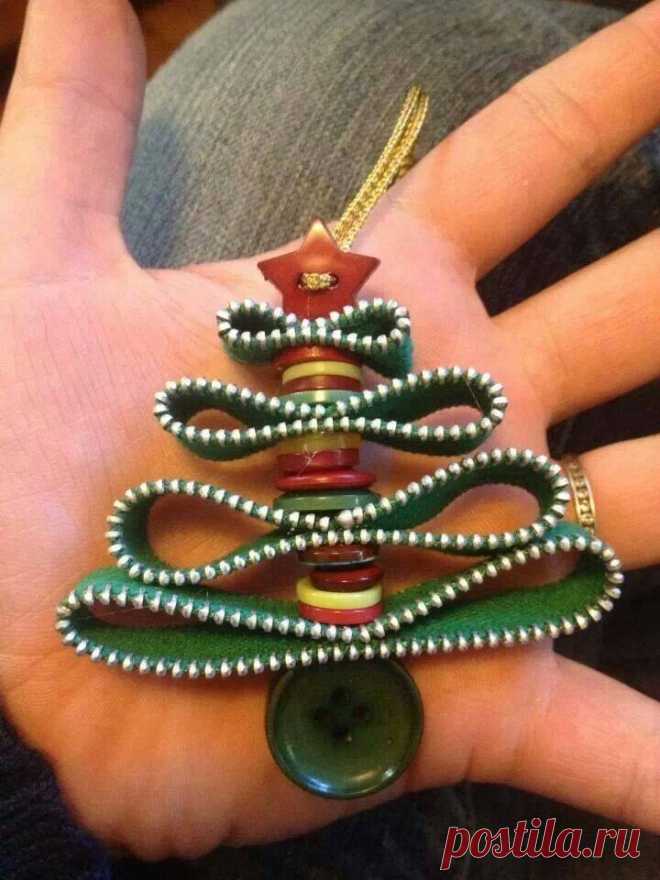Елочки из молний