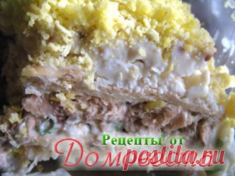 Салат-торт из крекера » Рецепты от Домовеста