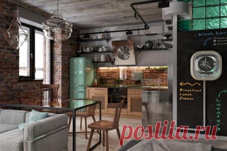 Дизайн-проект студии площадью 37 кв.м Автор проекта — Роман Плюснин