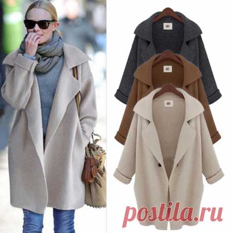 Плюс Siize Осень Зима Нагрудные Воротник One Button Boho Chic Драпированные Кардиган Куртки Багги Топ Коренастый Кокон Пальто И Пиджаки Тренч купить на AliExpress