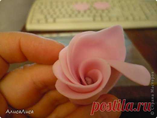 Викторианские розы из холодного фарфора