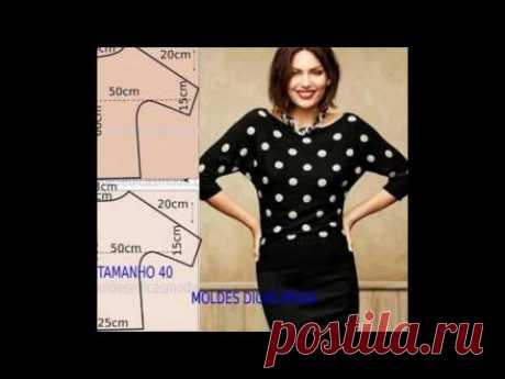 Простая блузка своими руками