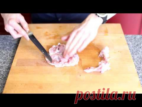 Как разделать окорочка, полезный совет от Running Cheff - кулинарный рецепт. Миллион Меню Очень наглядное видео