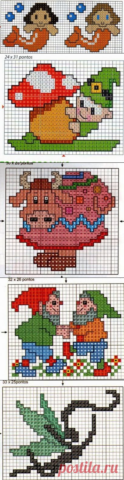 ** Perfect Love Blog ** Cross Stitch Graphics: Фольклор