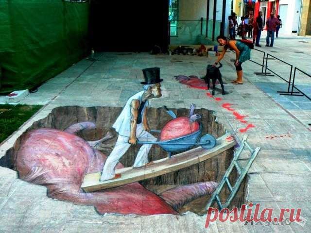 susanin - 1363194123_the-new-level-of-chalk-art-2.jpg - Фотографии - TODAYPICS.RU