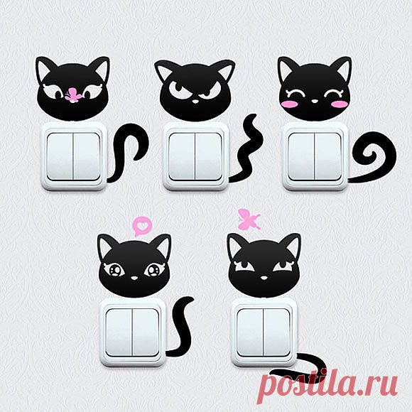 Выключатели-кошки / Детская комната / Модный сайт о стильной переделке одежды и интерьера