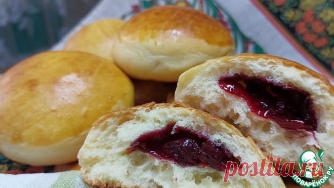 Самые пушистые пирожки с вишней Кулинарный рецепт