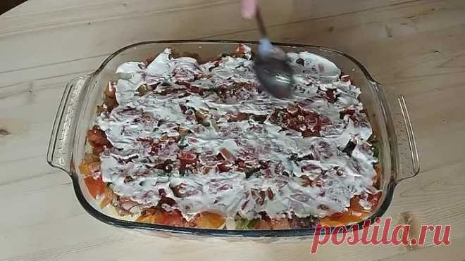 Картофельная ЗАПЕКАНКА с ФАРШЕМ. Рецепт с СЫРОМ в ДУХОВКЕ.
