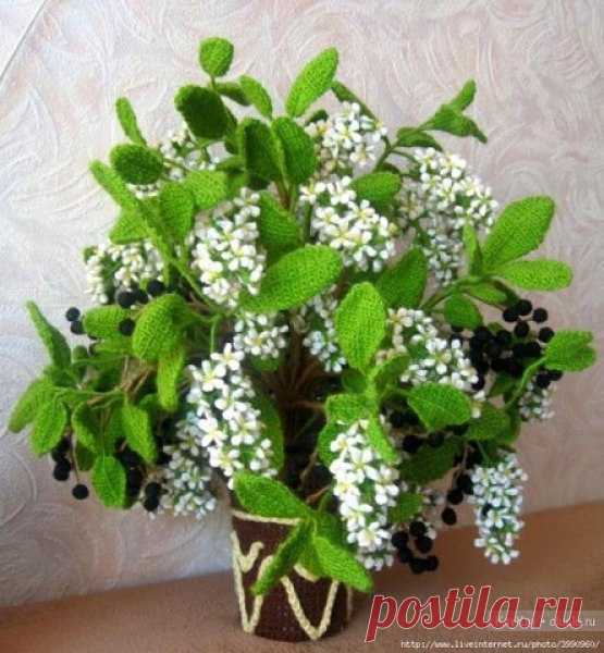 Вязаные цветы. Идеи для вдохновения