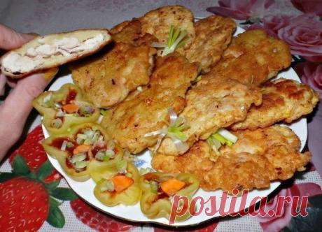 Куриная отбивная в картофельном кляре - Рецепты с фото Рецепт Куриная отбивная в картофельном кляре, Отбивные, Рецепты вторых блюд, Блюда из картофеля