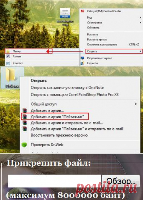 Архивируем файлы и выставляем на Ли.ру.