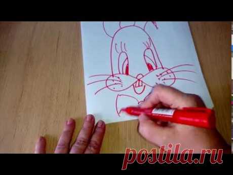 Рисуем ЗАЙКУ🐰 - легко и просто😁
