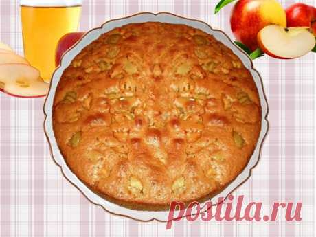 Пирог Шарлотка в мультиварке на скорую руку рецепт с фото - 1000.menu