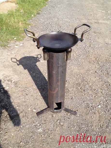 Ракетная печь из трубы своими руками | Самоделки своими руками