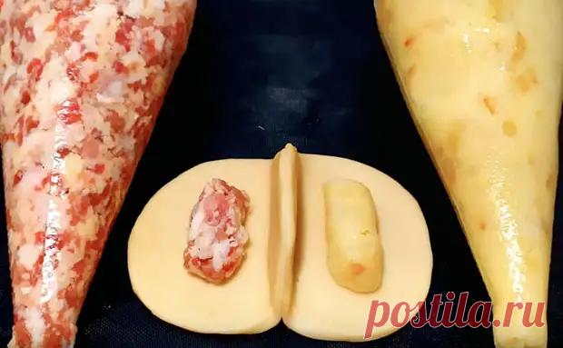 Пельмени с двойной начинкой: мясо и картошка. Вкуса столько же, расход фарша меньше - Steak Lovers - Медиаплатформа МирТесен