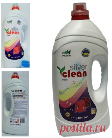 Гель Silver Clean 5.6 L Color від надійного постачальника рідких гелів та порошків