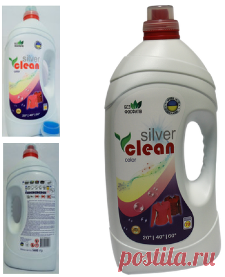 Гель Silver Clean 5.6 L Color від надійного постачальника рідких гелів та порошків