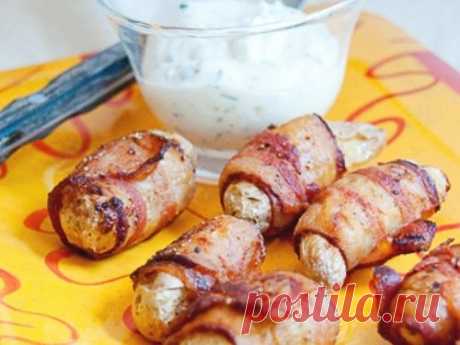 Картофель, запеченный с беконом. Простой рецепт, а вкус – выше всяких похвал!