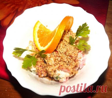 Салатик Шапка Мономаха очень простой и вкусный ))))