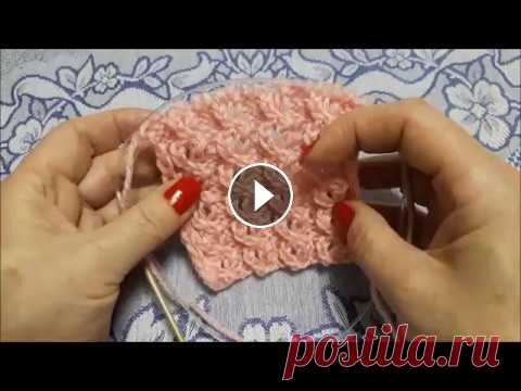 ЖГУТИК С ДЫРОЧКАМИ. Узор спицами Жгутик с дырочками. Узор спицами. В этом видео я покажу как вязать ажурный узор под названием 
